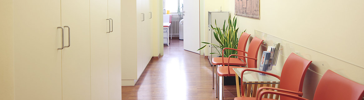 Gang zu einem Sprechzimmer